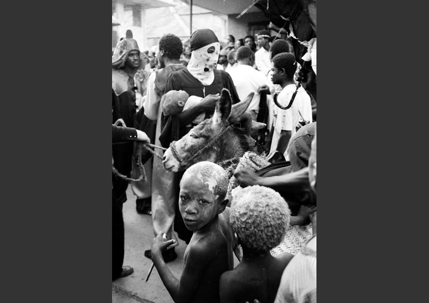 La fuite en Egypte', carnaval de Jacmel, Haïti février 1982.