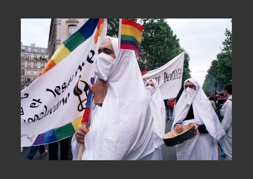 Gay et Lesbiennes Pride, Paris 22 juin 2000.